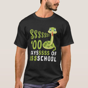 Camiseta Divertidos 100 días de escuela de profesores de se