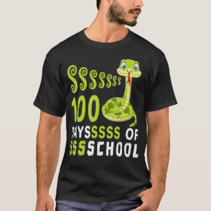 Camiseta Divertidos 100 días de escuela de profesores de se