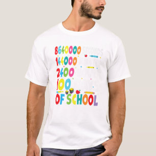 Camiseta Divertidos 100 días de ropa escolar para profesore