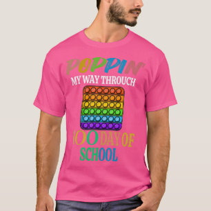 Camiseta Divertidos 100 días del profesor de escuela Gift m