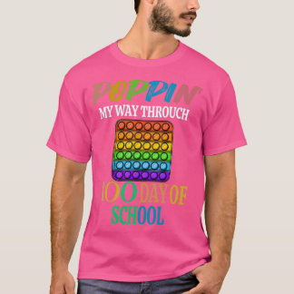 Camiseta Divertidos 100 días del profesor de escuela Gift m