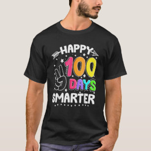 Camiseta Divertidos 100 días más inteligentes feliz 100° dí