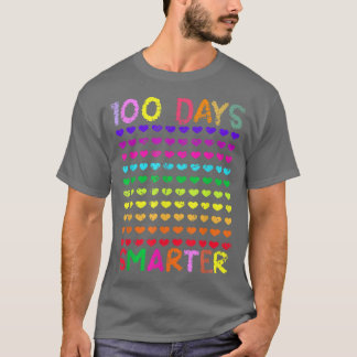 Camiseta Divertidos 100 días profesores más inteligentes pr