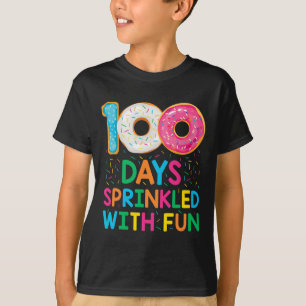 Camiseta Divertidos 100 días salpicados con divertidas clas