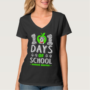 Camiseta Divertidos 101 días de clases de perro dálmata 100