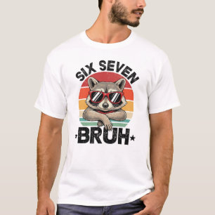 Camiseta Divertidos 67 Meme Chicos Niños 6 7 Seis Siete Bru