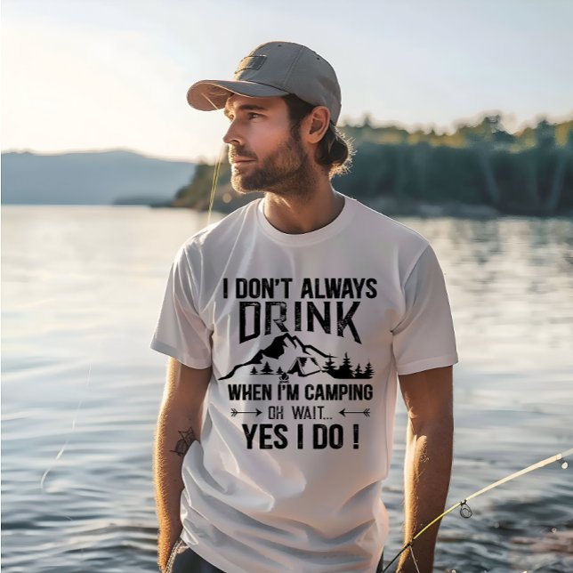 Camiseta Divertidos acampados y declaraciones sobre el cons (Subido por el creador)