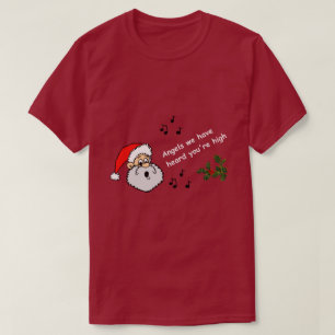 Camiseta Divertidos ángeles de Navidades gay que hemos esc