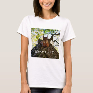 Camiseta Divertidos animales de la ardilla de la salsa de a