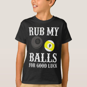 Camiseta Divertidos Billiards Roban Mi Por Buena Suerte