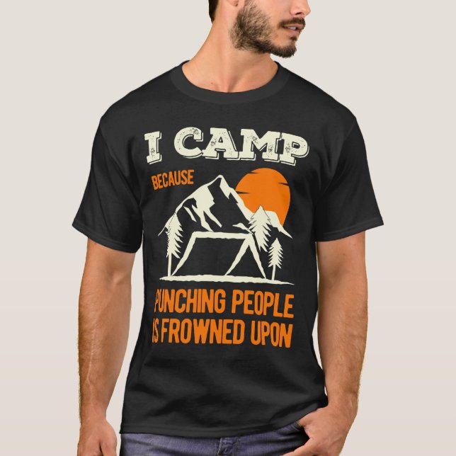 Camiseta Divertidos Cámping Sayings (Anverso)