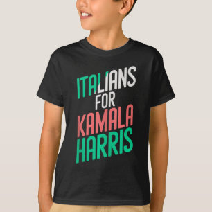 Camiseta Divertidos Chicas italianos para Kamala Harris Ita