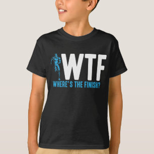 Camiseta Divertidos deportes de triatlón de la cita de la