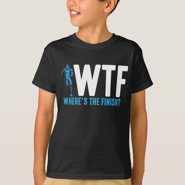 Camiseta Divertidos deportes de triatlón de la cita de la m (Anverso)