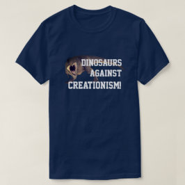 Camiseta Divertidos "Dinosaurios contra el creacionismo"