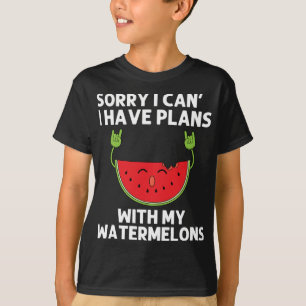 Camiseta Divertidos diseños de sandía para hombres Frui de