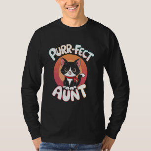 Camiseta Divertidos felinos tías ronroneo maullar amantes d