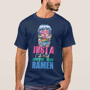 Camiseta Divertidos fideos de comida de Ramen Amantes del A