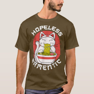 Camiseta Divertidos fideos Ramen Kaw japonés sin esperanzas