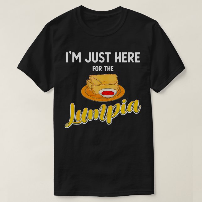 Camiseta Divertidos filipinos amantes de la comida Iu2019m (Diseño del anverso)