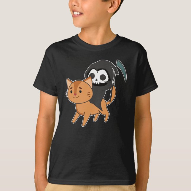 Camiseta Divertidos gatos muertas - Graciosos gatos (Anverso)