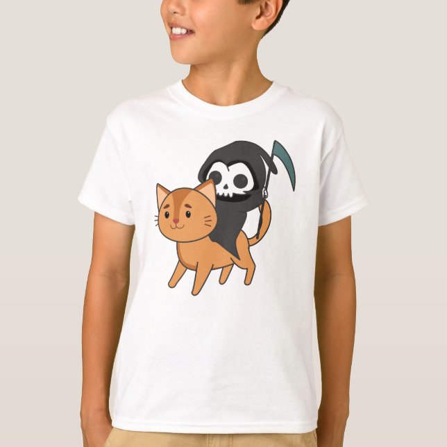 Camiseta Divertidos gatos muertas - Graciosos gatos (Anverso)