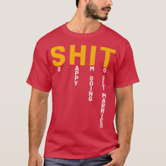 Camiseta Divertidos hombres de la fiesta de la boda del Fie