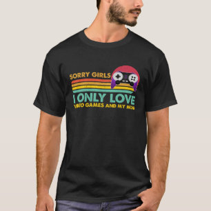 Camiseta Divertidos juegos de video vintage de gamer Pullov