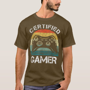 Camiseta Divertidos juegos de videojuegos con certificación