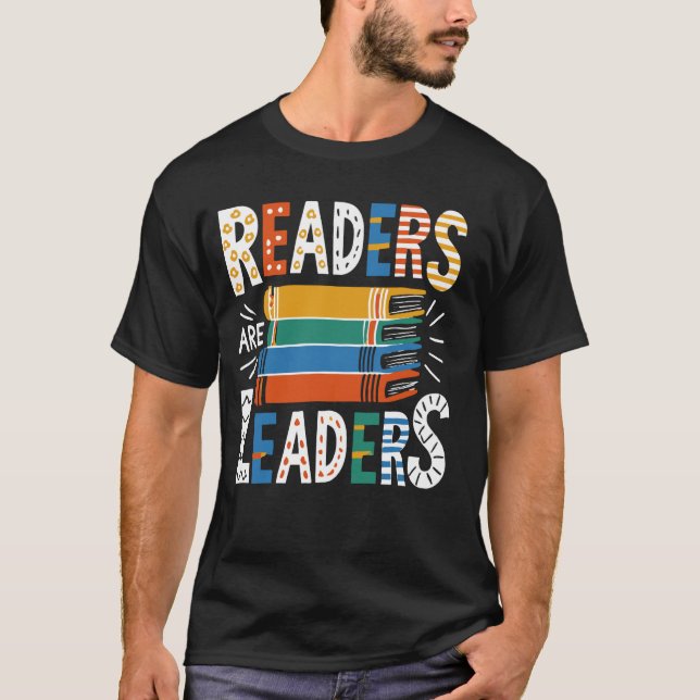 Camiseta Divertidos lectores de libros de lectura de libros (Anverso)