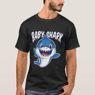 Camiseta Divertidos lindos del tiburón del bebé hacen hac