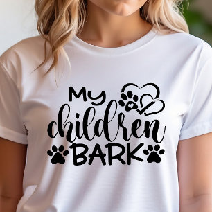 Camiseta Divertidos Mis Hijos Ladradores
