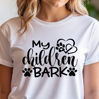 Camiseta Divertidos Mis Hijos Ladradores