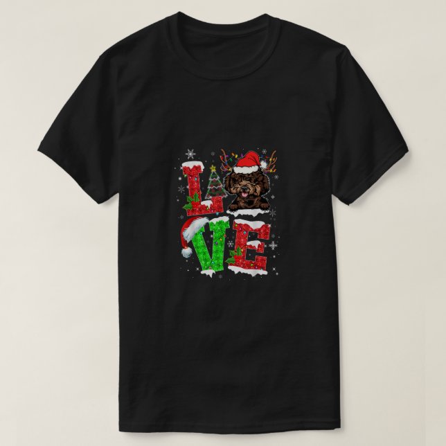 Camiseta Divertidos Navidades de árboles de perro canino il (Diseño del anverso)