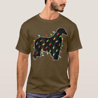 Camiseta Divertidos Navidades de árboles de perro de galgo
