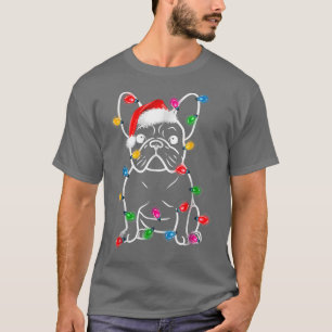 Camiseta Divertidos Navidades de árboles de perros Bulldog 