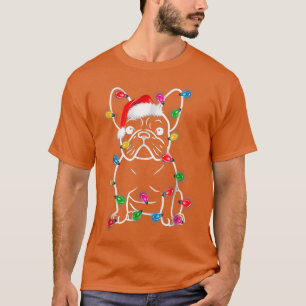 Camiseta Divertidos Navidades de árboles de perros Bulldog 