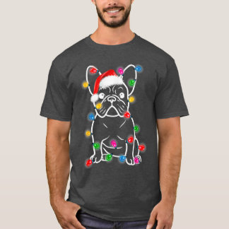 Camiseta Divertidos Navidades de árboles de perros Bulldog 