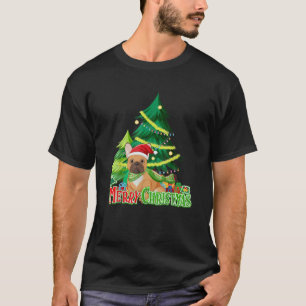 Camiseta Divertidos Navidades de árboles de perros Bulldog