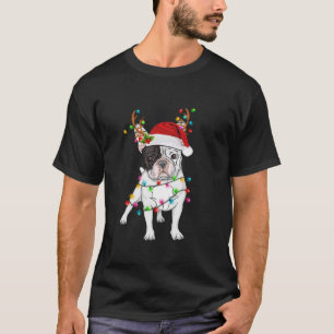 Camiseta Divertidos Navidades de árboles de perros Bulldog 