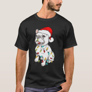 Camiseta Divertidos Navidades de árboles de perros Bulldog