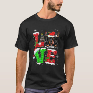 Camiseta Divertidos Navidades de árboles de perros de Dachs