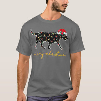 Camiseta Divertidos Navidades de árboles de perros de Labra