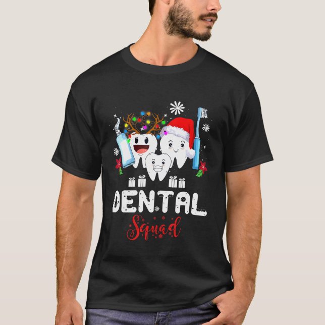 Camiseta Divertidos Navidades de Dental Squad (Anverso)
