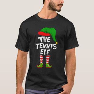 Camiseta Divertidos Navidades de familia de juego El Tennis