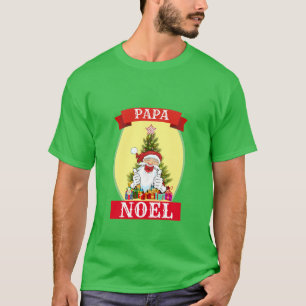Camiseta Divertidos Navidades de Novedad PAPA NOEL