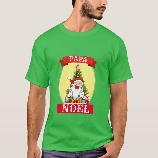 Camiseta Divertidos Navidades de Novedad PAPA NOEL (Anverso)