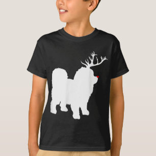 Camiseta Divertidos Navidades de perros de Chow Chow Antler