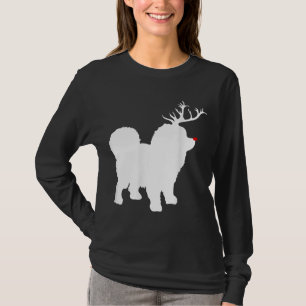Camiseta Divertidos Navidades de perros de Chow Chow Antler