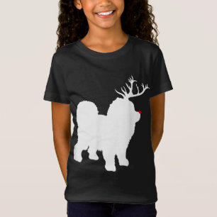 Camiseta Divertidos Navidades de perros de Chow Chow Antler